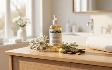 Klorane Champú a la Quinina y Edelweiss BIO: Fuerza y Vitalidad Natural